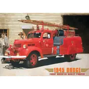 Fire Truck 1945 Dodge Pumper Sign 50 x 35cm