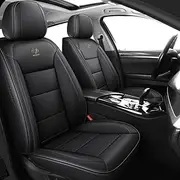 DELPOS Car Seat Covers Suitable for Mitsubishi Eclipse Cross/Eclipse/Dion/Dion Tourer II/Dignity/Diamante Car Seat Cover Accessory, Black