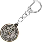 [NULYLU] Compass Keychain Compass Survival Compass Bulk Key Chain Women Mountaineering Keychain Useful Keychains Compass Party Favor Compass Hiking Survival Compasses Vintage Compass