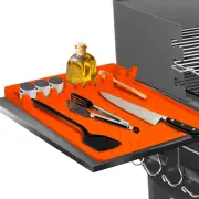 Silicone Grill Mat, Large Size Silicone Side Shelf Griddle Tools Spatula Mat ...