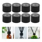 10 Pcs Aromatherapy Bottle Cap Empty Diffuser Caps Black Jar Tops