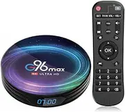 Android 11.0 TV Box 4GB RAM/128GB ROM S905X4 Quad-Core Support Android Box 4K 8K Bluetooth 5.0 2.4G/5G WiFi Streaming Box with Ethernet USB 2.0 Smart TV Box,2gb+16gb