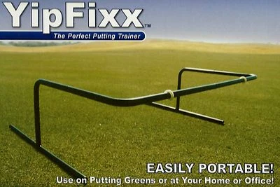 YipFixx Accu-Stroke Golf Putting Trainer ~ Portable, Affordable, & Effectve Tool