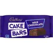 Cadbury Chocolate Cake Bars 5 pack