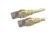 Dynamix PL-C6A-5 Cat6 RJ45 Patch Lead - 5m - Beige UTP - T568A - 250MHz - 24AWG
