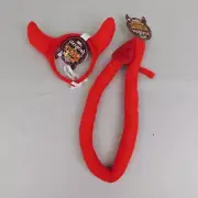 Hot Glam Devil Horn Headband & Sequin Tip Tail Halloween Costume Kit #6203