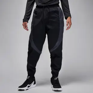 Nike 長褲 Jordan Sport 男款 黑灰 熱身褲 拉鍊口袋 喬丹 縮口褲 [ACS] FN5851-010