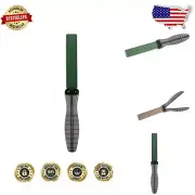 Portable Dual-Sided Diamond Knife Sharpening Stone - Extra Fine/Extra Extra Fine