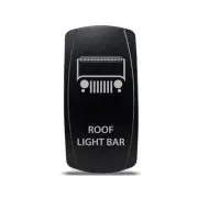 Rocker Switch for Jeep Roof Light Bar Symbol - Blue LED