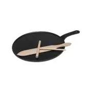 Chasseur 30cm Black Cast Iron Crepe Pan
