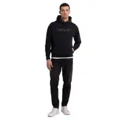 Replay Mens Overhead Fleece Second Life Hoodie Black
