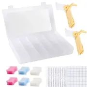 Embroidery Floss Organizer Box Tools - Bobbin Winder, 1 Removable 36