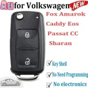 Remote Key Shell Case Fob Suitable for Volkswagen Fox Amarok Caddy Eos Passat CC