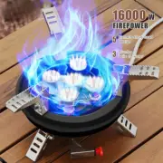 Portable Camping Gas Stove High Pressured Propane Butane Gas Burner Outdoor
