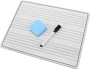SEWACC Handheld Music Staff Lined Writing Surface Frameless Design for Home Classroom and Office Use Portable Whiteboard
