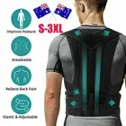 Back Posture Corrector Lumbar Shoulder Support Brace Belt Magnetic Women Men