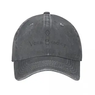 新款 Vera Bradley 成人水洗牛仔帽子老帽  100%棉彎簷遮陽帽 簡約休閒百搭中性棒球帽  可調整男女網紅同