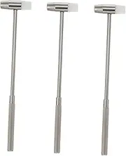 ORFOFE 3pcs Mini Hammer Tool Detachable Watch Repair Hammers for DIY Jewelry Making Silver Accessory for Watch and Jewelry Repairs