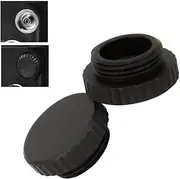 2 x Flash Sync Socket Caps for DSLRs and Mirrorless Cameras. Screw on flash port covers.
