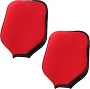 SUPVOX Universal Paddle Racket Sleeves 2 Neoprene Covers Easy Access Zipper for Paddle Rackets