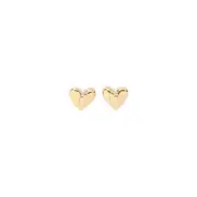[Amina Muaddi] Amina Muaddi-Gold Heartbreaker Brass Earrings-Donna OS OS