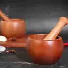 Pepper Old style Herbs Mash Medicine Masher Spice Crusher Grinder Mortar Pestle