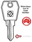 Mercedes Benz Ski Rack Key Cut To Code Number Replacement Thule & Rhino Keys