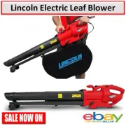 Lincoln Electric Leaf Blower Garden Mulcher Vac Vacuum Variable Speed 3000W NEW