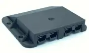 Double Anderson Plug Surface Mount External Kit + x2 Black 50 Amp plug + Bolts