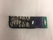 Foster Grant Reading Glasses +1.75 Black Frames With Case NEW*