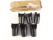 6 Pack Champion 01-CC1000 Solid Black Molded Pool Table Pockets