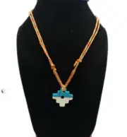 Chakana Andean Cross Necklace - Handmade Unisex Necklace
