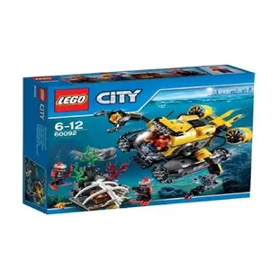 現貨-米米-LEGO 樂高 ~絕版品～現貨 City 城市系列 60092 深海探險