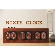 IN12 Nixie Tube Clock Creative Retro Desktop Clock Digital Clock DIY Decoration