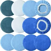Buffing Bonnets for 9 to 10 Inch Orbital Buffer Polisher 12Pcs Polishing Bonnets