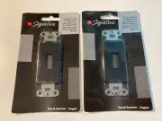 Pass & Seymour Decorator Insert For Toggle Light Switch Black 2 pk