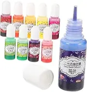 HOODANCOS 10pcs Fine Toner Black Dye Pigment for Epoxy Resin DIY Crafts Handicraft Resin Colorant
