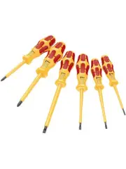 Wera 1060 i/1062 i/6 Kraftform VDE Screwdriver Set 6 Pc (051575)