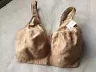 Elila 36K Mocha Jacquard Soft Cup Bra Style 1305 Nwt