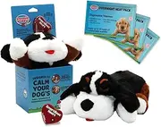 Snuggle Puppy Plus - Heartbeat Stuffed Toy for Dogs - Pet Anxiety Relief and Calming Aid - Comfort Toy for Behavioral Training (Bernese)
