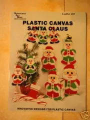 Christmas Plastic Canvas Pattern Leaflet 1989 5 Pattern