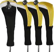 Andux Long Neck Golf Hybrid Club Head Covers with Interchangeable No. Tags Pack of 4 CTMT-02