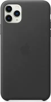 Apple Genuine Original Authentic Leather Case iPhone 11 Pro Max (6.5") - Black