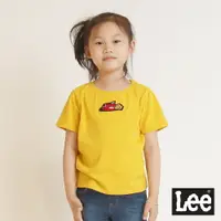 在飛比找樂天市場購物網優惠-Lee 火箭繡標短袖T恤 黃 男女童裝