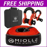 Durable Polyester Recovery Strap 3"x20' Kit - Essential for Vehicle Emergencies