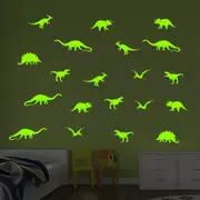 [Namly Design] Wallsticker - Dinosaurs / 20 pcs / Glow in the Dark