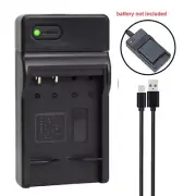 Slim DMW-BCK7E BATTERY Charger FOR PANASONIC LUMIX DMC-FS18 DMC-FS16 DMC-S3 TS25