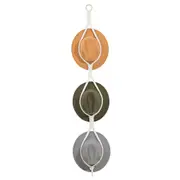 Boho Hand Woven Macrame Hat Display Rack Hanging Cap Holder Hat Rope Hanger