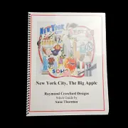 ANNE THORNTON STITCH GUIDE FOR RAYMOND CRAWFORD NY CITY NEEDLEPOINT CANVAS BM