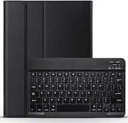 Chstls Keyboard Case for iPad Pro 12.9 inch 2015 (1st Gen) / 2017 (2nd Gen), Slim PU Leather Folio Stand Cover with Magnetic Detachable Wireless Bluetooth Keyboard - Black